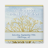 Wiedersehen Keepake Genealogie Tree Magnet (Vorne)