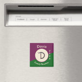 Wiedersehen Keepake-Sequenzierung Letter D Monogra Magnet (In Situ (Geschirrspüler))