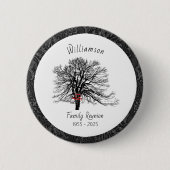 Wiedersehen Keepake-Tree | Elegant Black Button (Vorderseite)