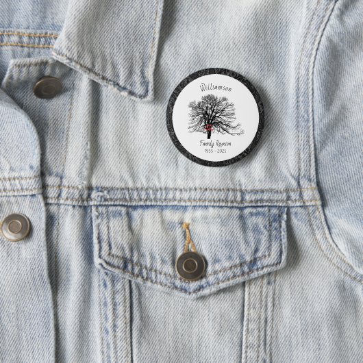Wiedersehen Keepake-Tree | Elegant Black Button (Beispiel)