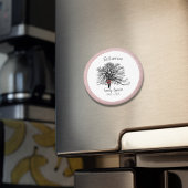 Wiedersehen Keepake-Tree | Rose Gold Glitzer Magnet