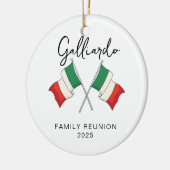Wiedersehen Keramik Ornament (Links)