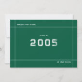 Wiedersehen | Klasse 20XX jedes Jahr Einladung (Vorderseite)