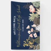 Wiedersehen-Klasse der floralen modernen Schule Banner (Vertikal)