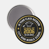 Wiedersehen-Klasse für Abschluss im Jahr Magnet (Vorderseite/Rückseite)