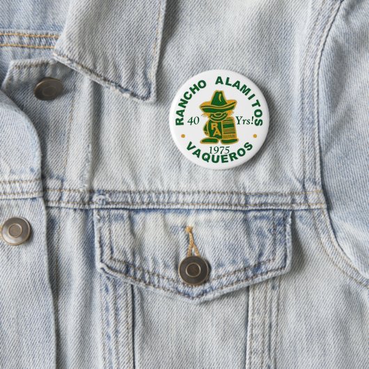 Wiedersehen-Knöpfe 1975 Rancho Alamitos Button (Beispiel)