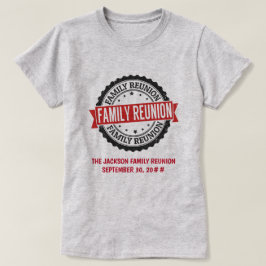 Wiedersehen-Logo der Familie schwarz T-Shirt