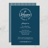 Wiedersehen-Logo-Design Rustikal Outdoor Einladung (Vorne/Hinten)