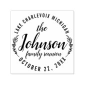 Wiedersehen-Logo-Design Rustikal Outdoor Permastempel (Design)