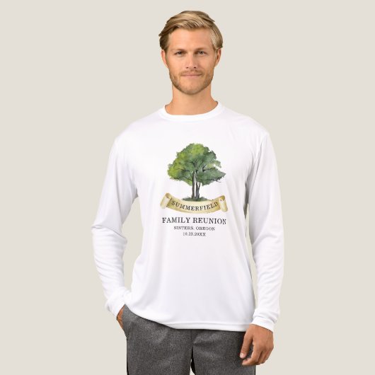 Wiedersehen-Matching Genealogie Tree Custom Tri-Blend Shirt (Vorderseite komplett)