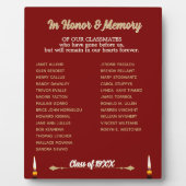 Wiedersehen Memorial Tribute tabletts Fotoplatte (Vorderseite)