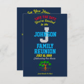 Wiedersehen mit beliebigem Datum: Save The Date (Vorne/Hinten)