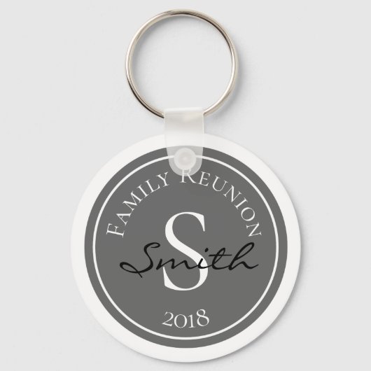 Wiedersehen Monogram Schlüsselanhänger (Vorderseite)