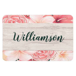 Wiedersehen Monogramm-Blume für die Kabine Magnet