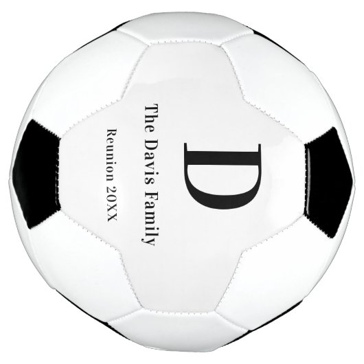 Wiedersehen Monogramm-Name Fußball (Gedreht)