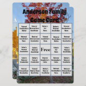 Wiedersehen Name Bingo Game - farbenfroher Fall Tr (Vorne/Hinten)