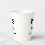 Wiedersehen Name Jahr der Familie Pappbecher (Rechts)