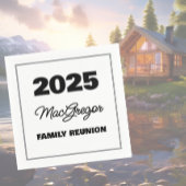 Wiedersehen Name Jahr der Familie Serviette