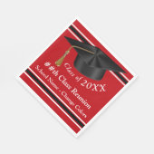 Wiedersehen Napkins, individuell einstellbar, Red Serviette (Ecke)