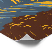 Wiedersehen National Park Vintag Poster (Ecke)