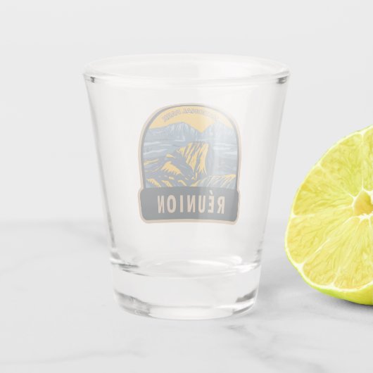 Wiedersehen National Park Vintag Schnapsglas (Rückseite)