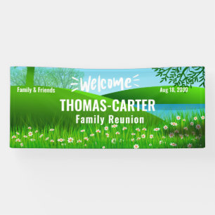 Wiedersehen Nature Scene Lake Banner