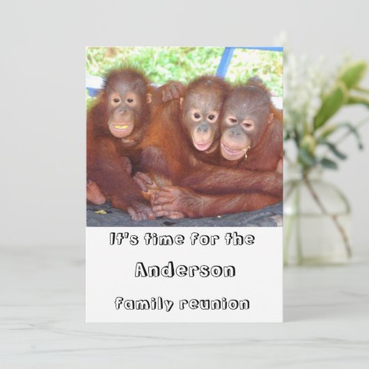 Wiedersehen Niedlich Einladung (Stehend Vorderseite)