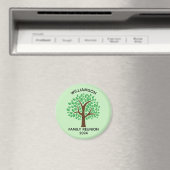Wiedersehen Niedlicher Grüne Bäume - Benutzerdefin Magnet (In Situ (Geschirrspüler))
