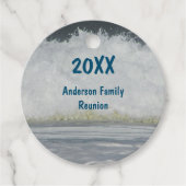 Wiedersehen Ocean Family Summer Beach Urlaub Geschenkanhänger (Vorderseite)