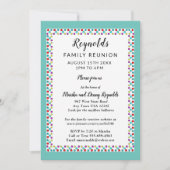 Wiedersehen oder Party Einladung der Fun Border Fa (Vorderseite)