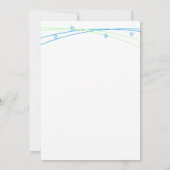 Wiedersehen oder Party Einladung der Whimsical Sta (Rückseite)