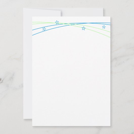 Wiedersehen oder Party Einladung der Whimsical Sta (Rückseite)