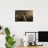 Wiedersehen of Artists in the Studio of Isabey, 17 Poster (Heimbüro)