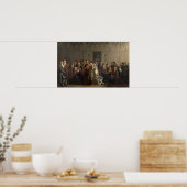 Wiedersehen of Artists in the Studio of Isabey, 17 Poster (Küche)