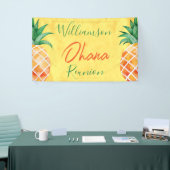 Wiedersehen Ohana Zwei Ananas Island Beach Banner (Messeveranstaltung)