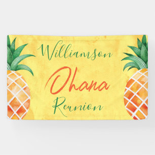 Wiedersehen Ohana Zwei Ananas Island Beach Banner