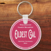 Wiedersehen Oldest Gal Award Schlüsselanhänger (Vorderseite)