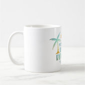 Wiedersehen Palm Tree Beach Name Kaffeetasse (Links)