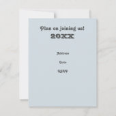 Wiedersehen Palm Trees Jährliche Strandreise Einladung (Rückseite)