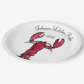 Wiedersehen-Paper-Teller für benutzerdefinierte Pr Pappteller (Schrägansicht)