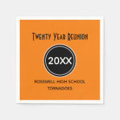 Wiedersehen-Papier der 20jährigen Klasse Serviette (Vorderseite)