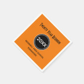 Wiedersehen-Papier der 20jährigen Klasse Serviette (Ecke)