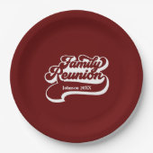 Wiedersehen-Papierplatte Pappteller (Vorderseite)