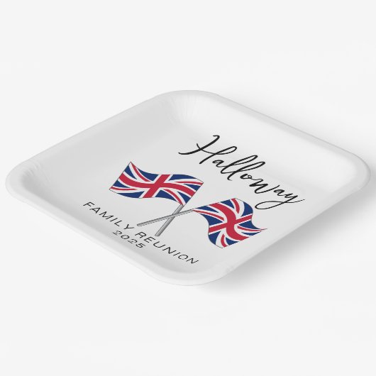 WIEDERSEHEN PAPPTELLER (Gewinkelt)