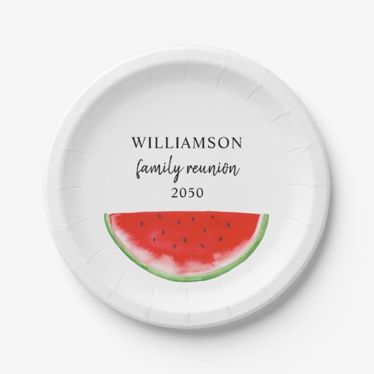 Wiedersehen Pappteller (Vorderseite)