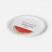 Wiedersehen Pappteller (Schrägansicht)