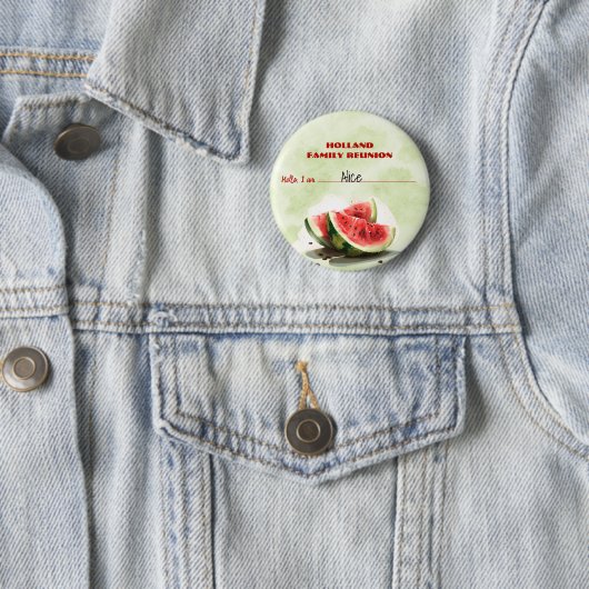 Wiedersehen Park Cookout Watermelone Button (Beispiel)