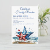 Wiedersehen-Party Einladung (Stehend Vorderseite)