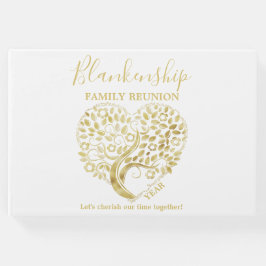 Wiedersehen Party Essentials für die Gold Heart Tr Gästebuch