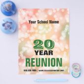 Wiedersehen-Party-Lampen Flyer (Einzeln)